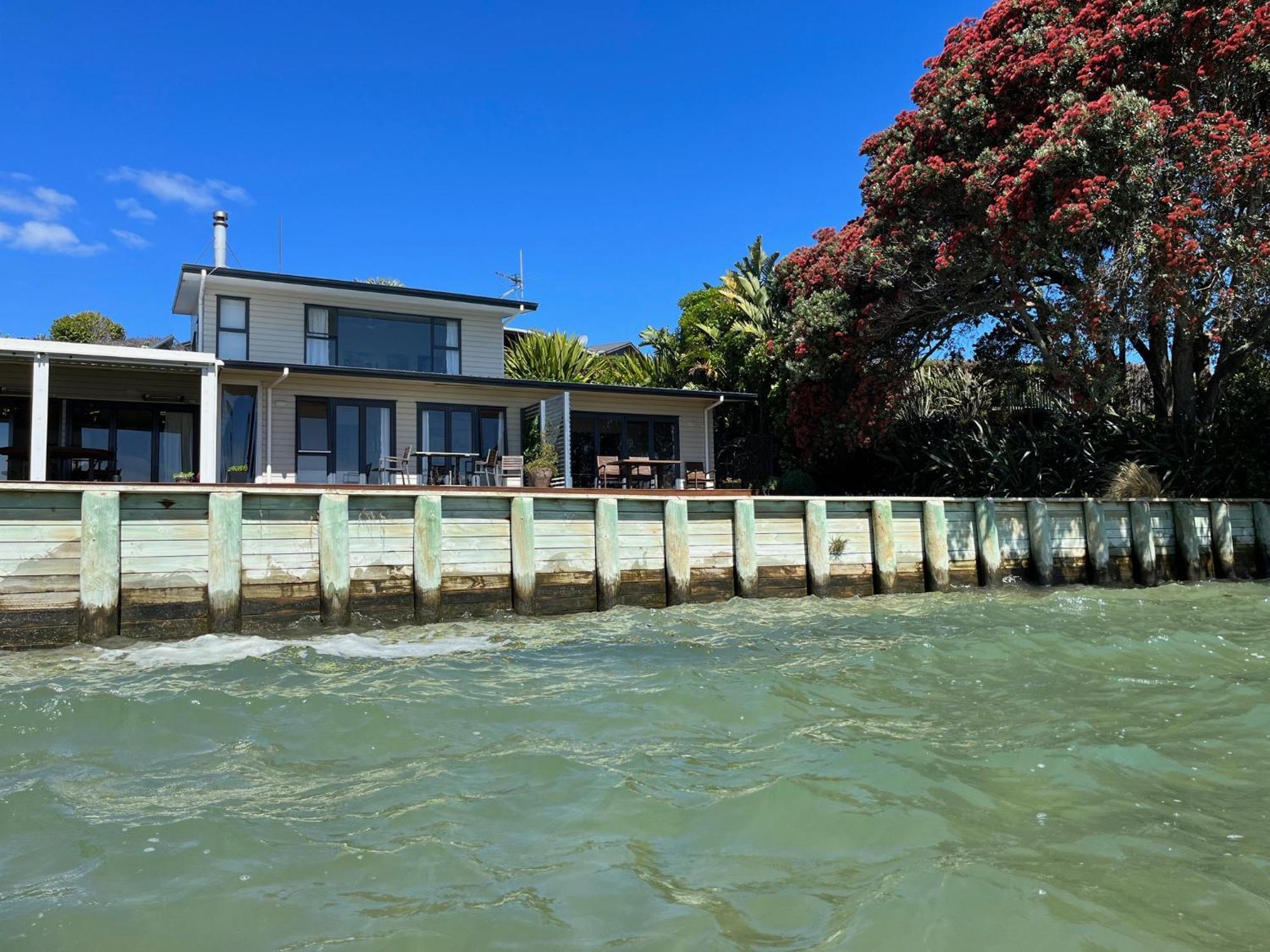 Absolute Waterfront Serenity Near Auckland Clarks Beach Eksteriør bilde